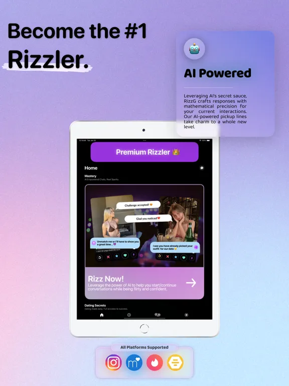 ภาพหน้าจอของ RizzG iPad 