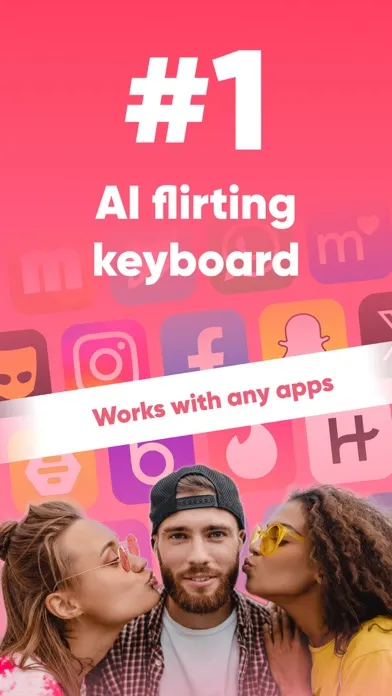 Tangkapan skrin Rizz GOD AI: Flirting Keyboard