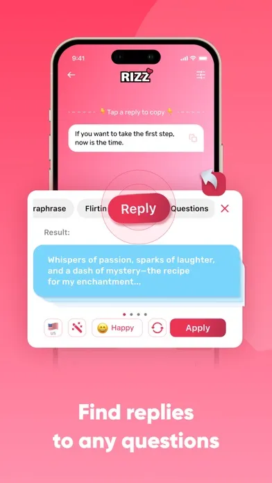 Tangkapan skrin Rizz GOD AI: Flirting Keyboard