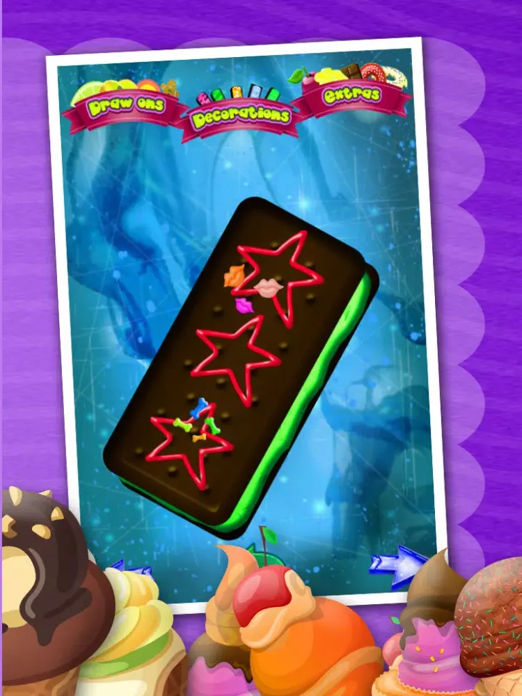 Capturas de pantalla de A+ Chilly Dessert Maker & Sweet Ice Cream Creator - Cone, Sundae, & Sandwich iPad 