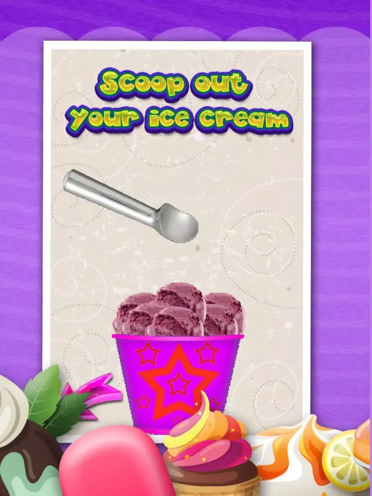 Capturas de pantalla de A+ Chilly Dessert Maker & Sweet Ice Cream Creator - Cone, Sundae, & Sandwich iPad 
