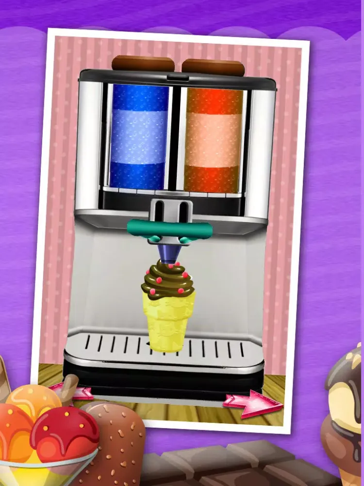 Capturas de pantalla de A+ Chilly Dessert Maker & Sweet Ice Cream Creator - Cone, Sundae, & Sandwich iPad 