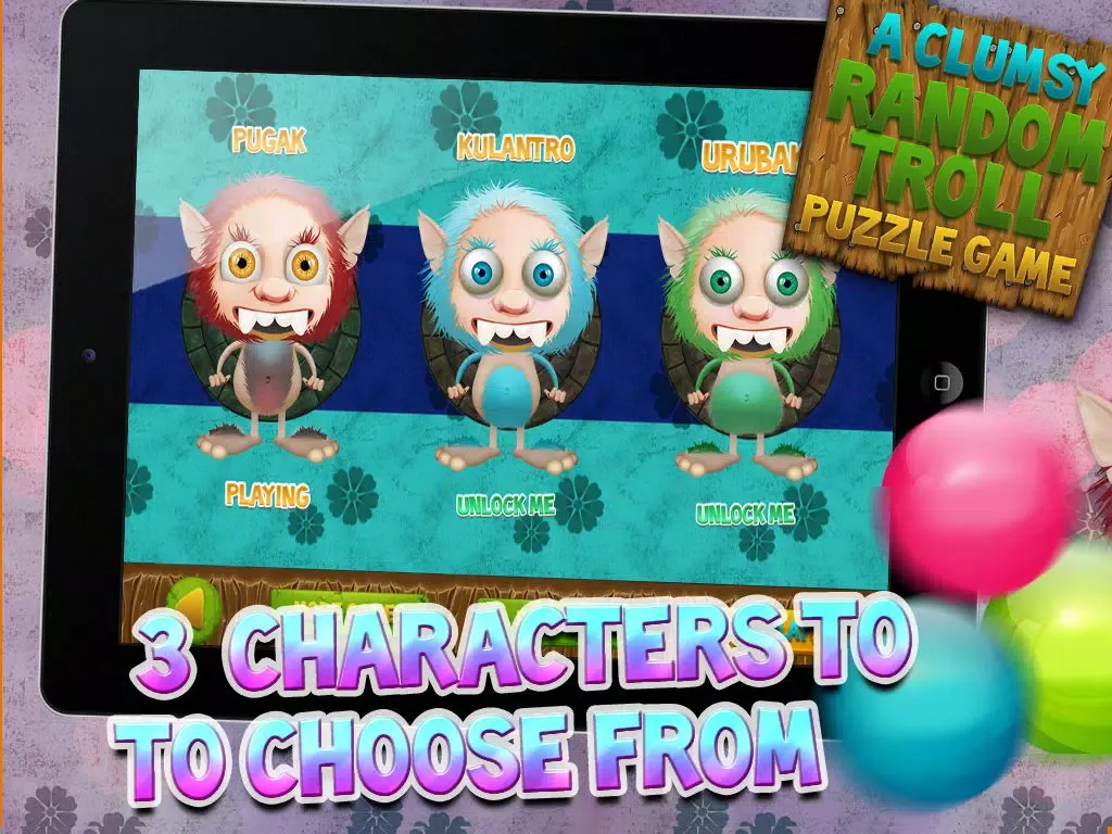Скриншоты A Clumsy Pile of Trolls Puzzle Game iPad 