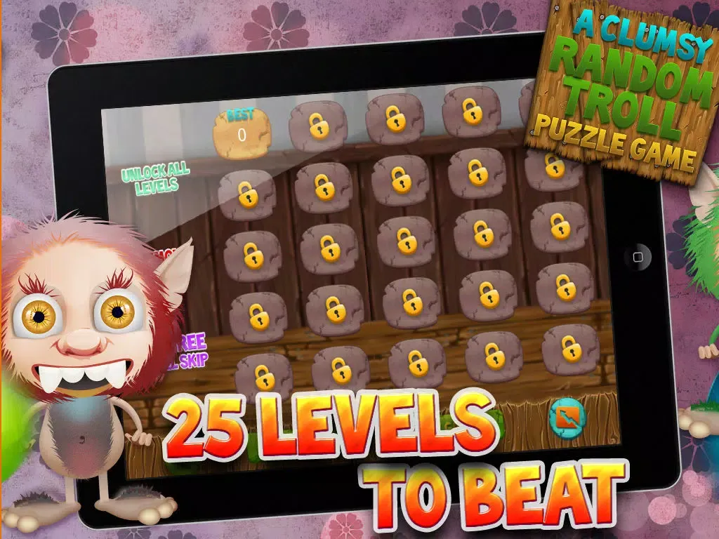 Скриншоты A Clumsy Pile of Trolls Puzzle Game iPad 