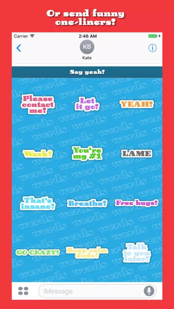 Say Yeah Screenshots