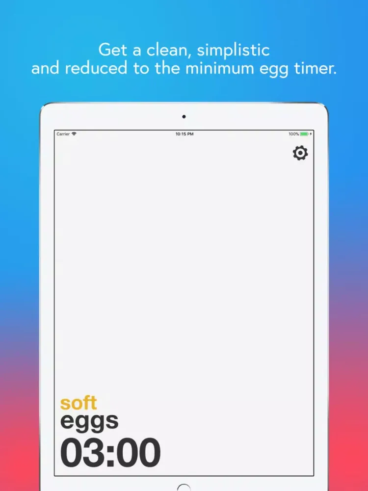Typo Egg Timer iPad 应用截图
