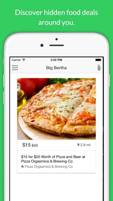 Zrzuty ekranu Big Bertha - Restaurant Deals