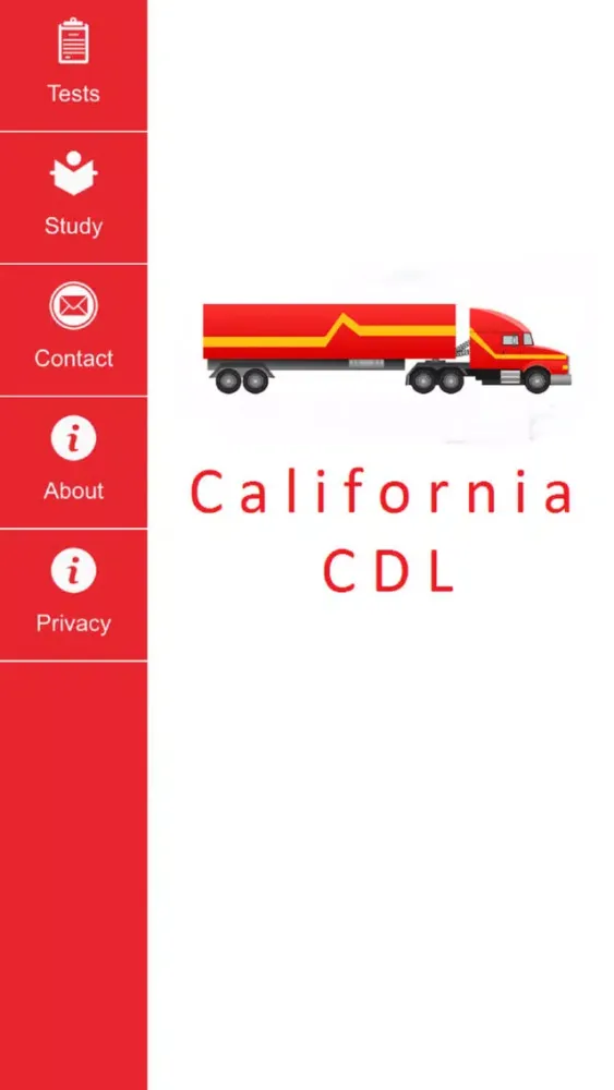 California CDL Test Prep Manual スクリーンショット
