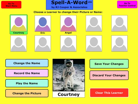 Spell-A-Word Lite iPad 應用截圖