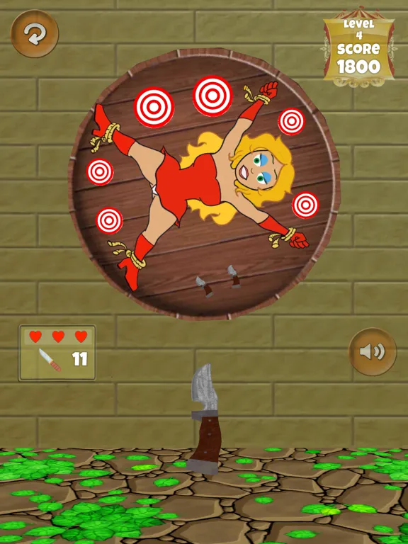 Classic Knife Throwing Game iPad  Screenshots