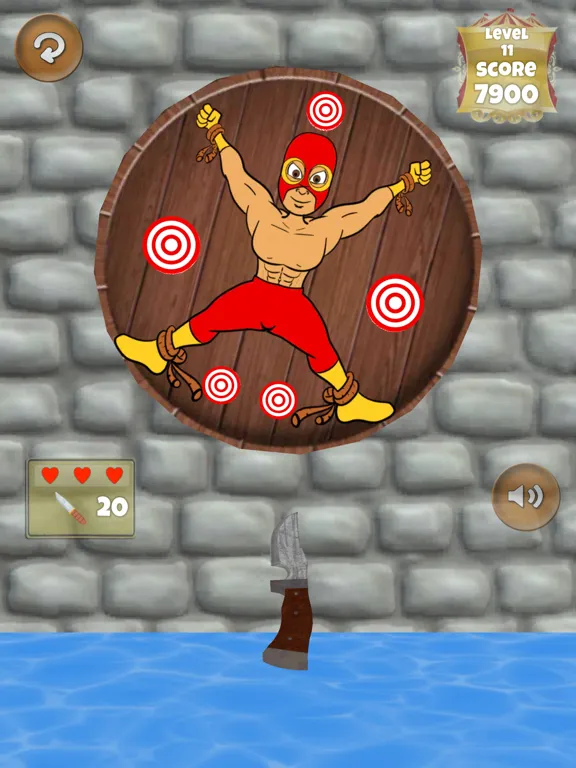 Classic Knife Throwing Game iPad  Screenshots