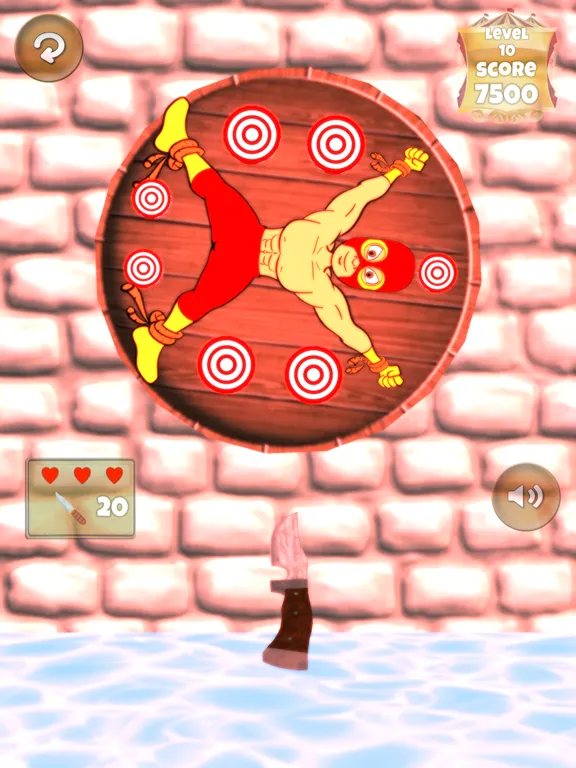 Classic Knife Throwing Game iPad  Screenshots