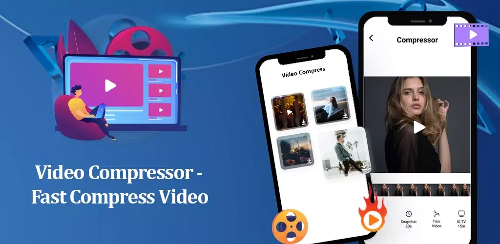 Video Compressor - Fast Compress Video سکرین شاٹس