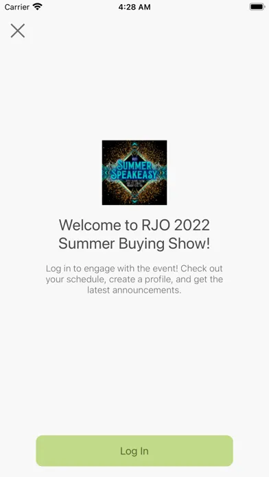 RJO Event App Ekran Görüntüleri