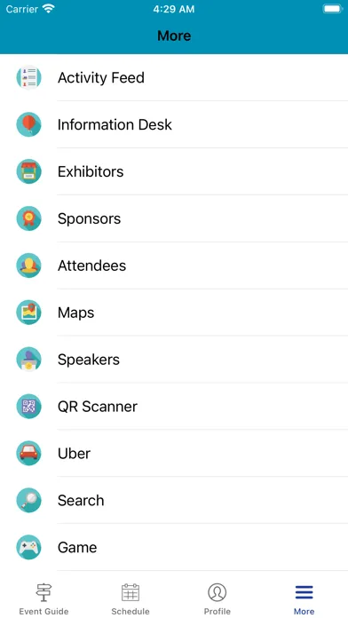 RJO Event App Ekran Görüntüleri