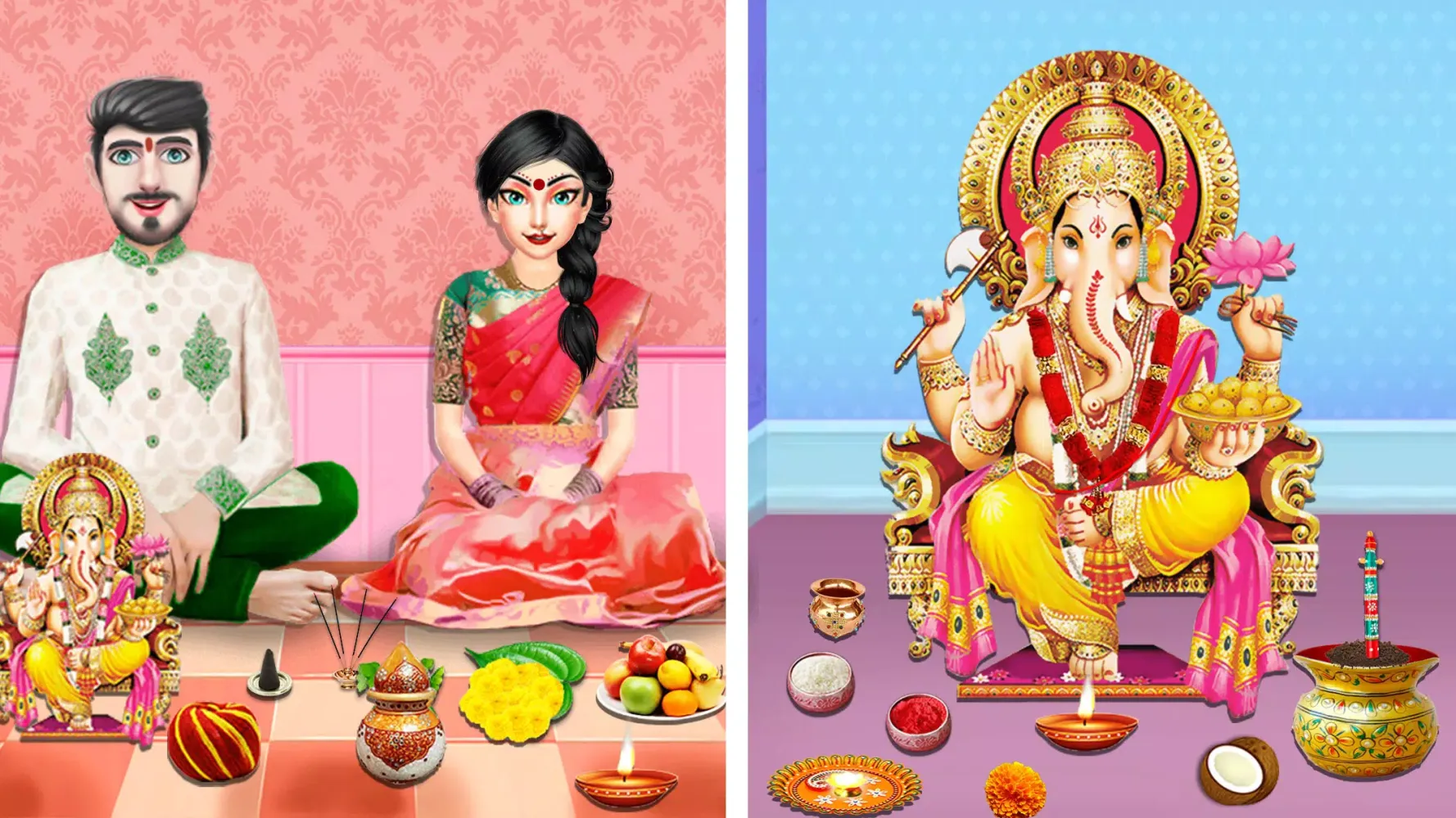 ภาพหน้าจอของ Hindu Wedding हिन्दू शादी गेम