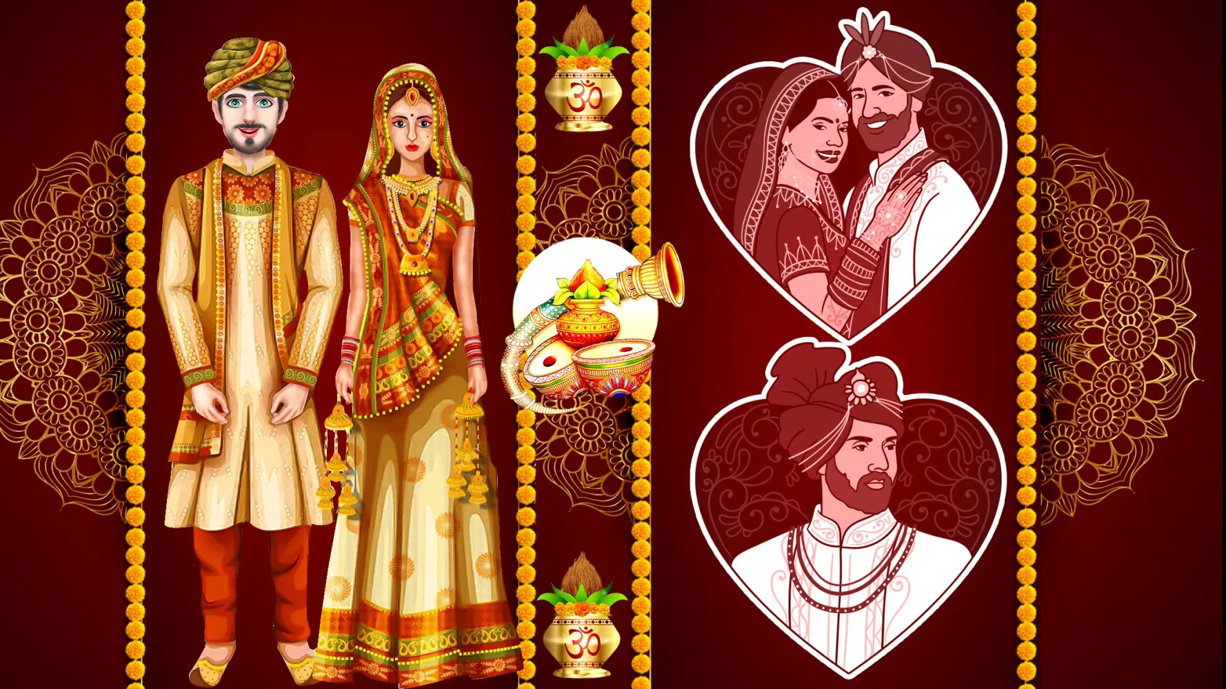 ภาพหน้าจอของ Hindu Wedding हिन्दू शादी गेम