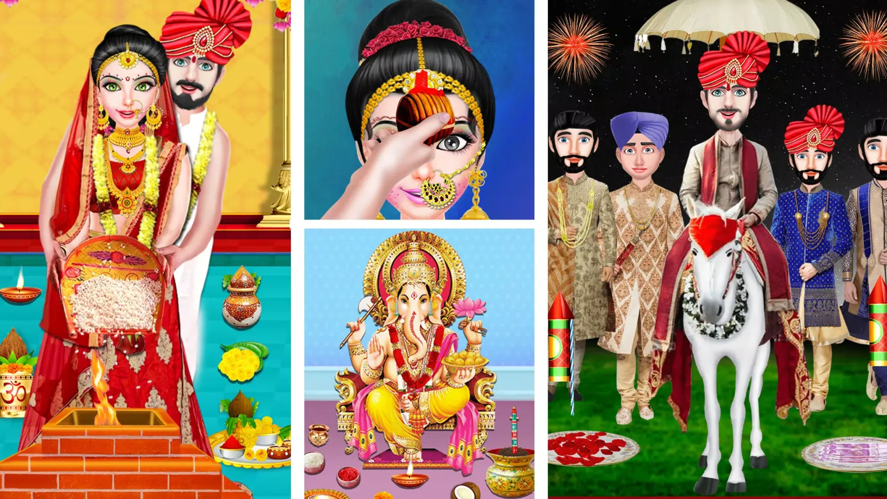ภาพหน้าจอของ Hindu Wedding हिन्दू शादी गेम