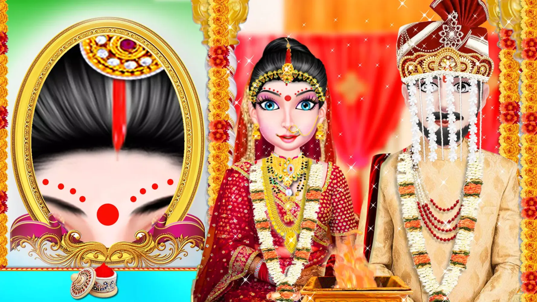 Indian Hindu Wedding Girl Game Screenshots