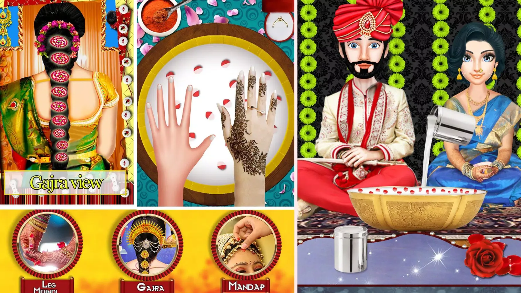 Indian Hindu Wedding Girl Game Screenshots