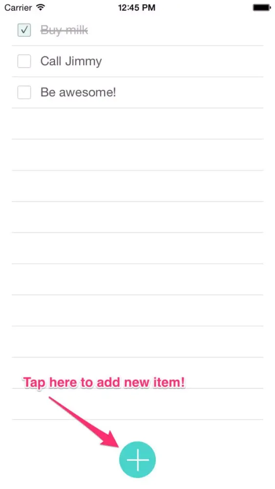 Tangkapan layar Quiklist - Simplest to-do list