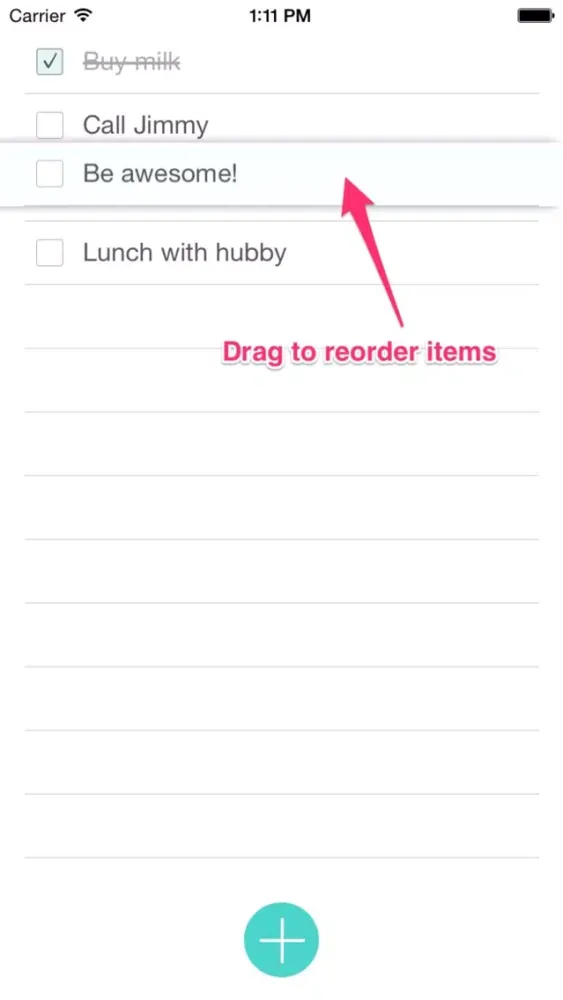 Tangkapan layar Quiklist - Simplest to-do list