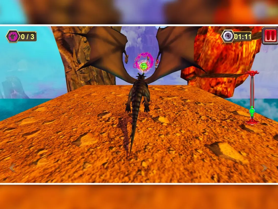 ภาพหน้าจอของ Dragon Flight Simulator 2019 iPad 