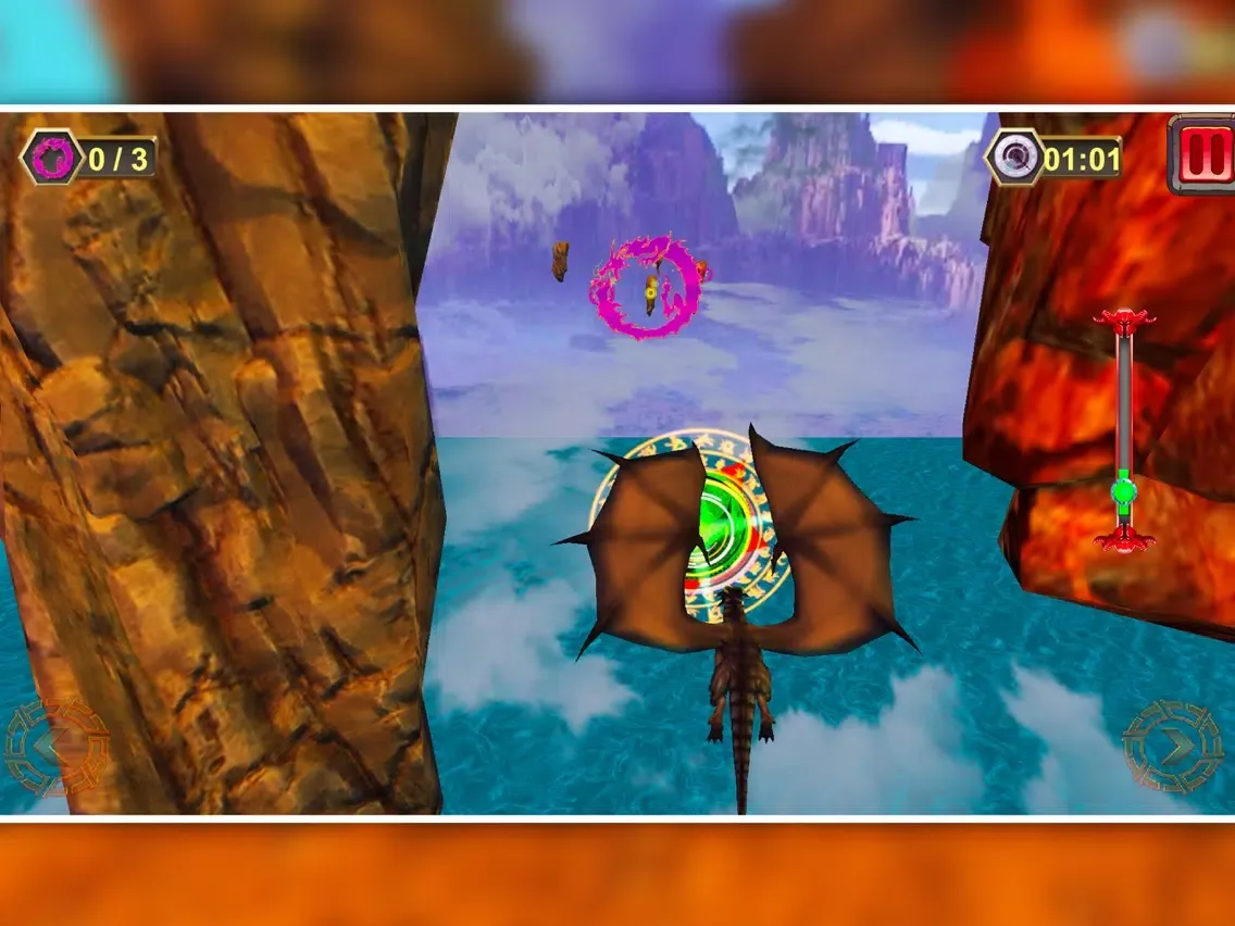 ภาพหน้าจอของ Dragon Flight Simulator 2019 iPad 
