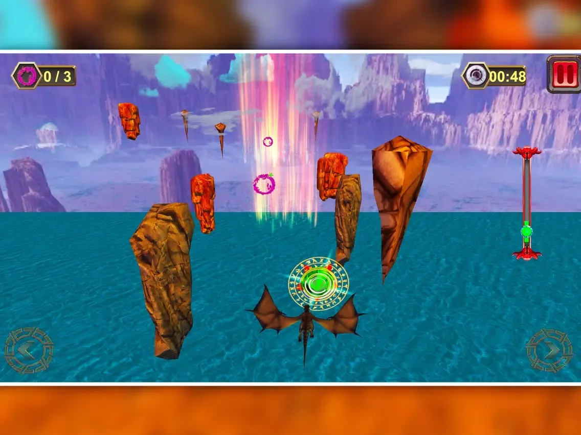 ภาพหน้าจอของ Dragon Flight Simulator 2019 iPad 