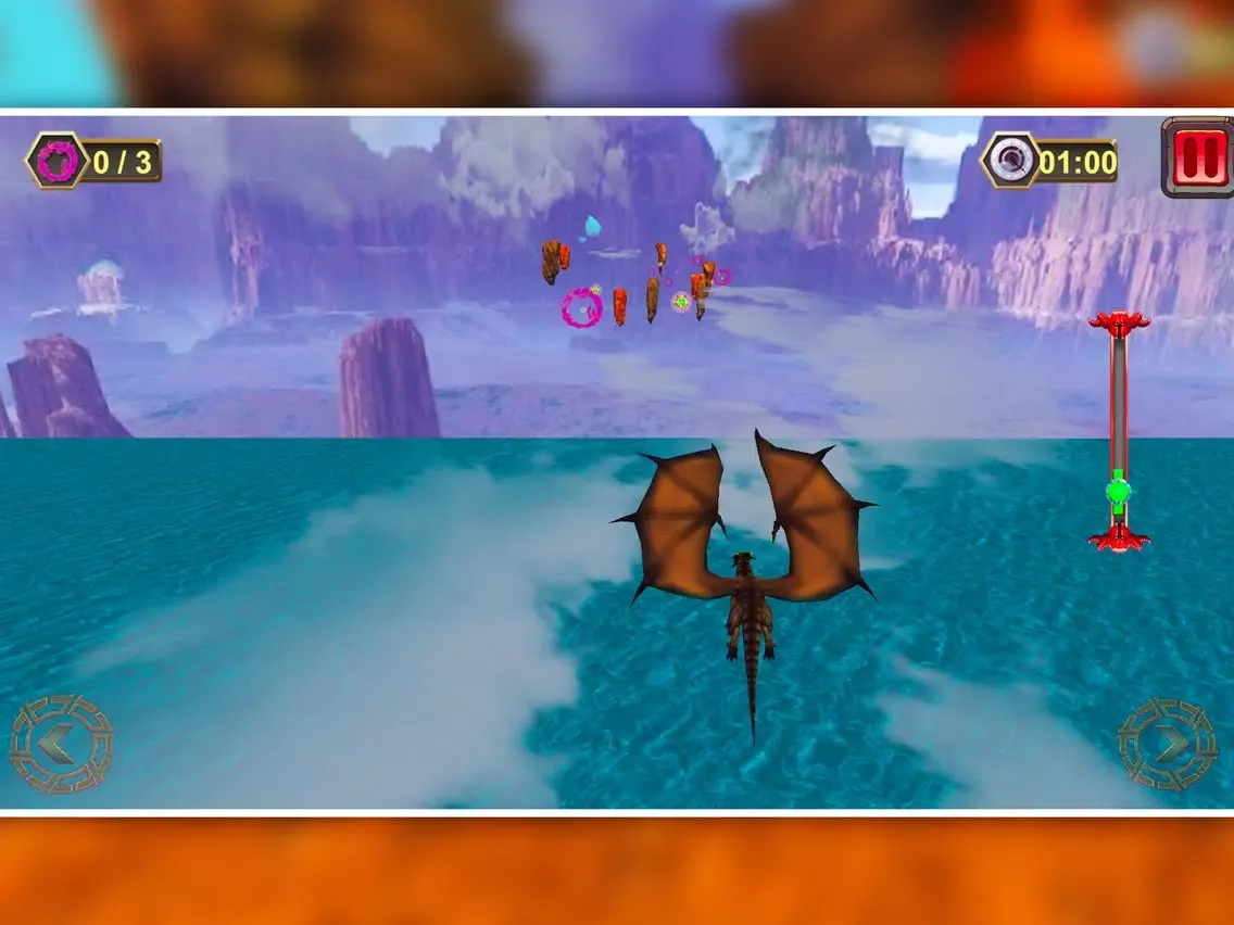 ภาพหน้าจอของ Dragon Flight Simulator 2019 iPad 