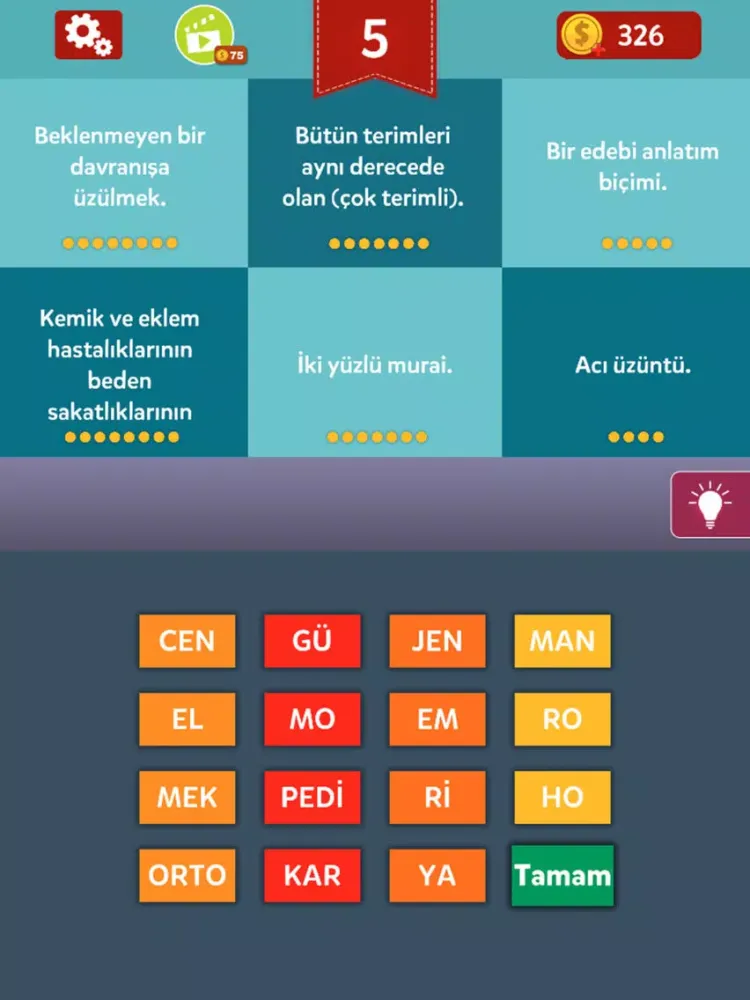 Kelime & Heceler iPad  سکرین شاٹس