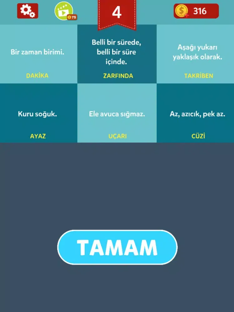 Kelime & Heceler iPad  سکرین شاٹس
