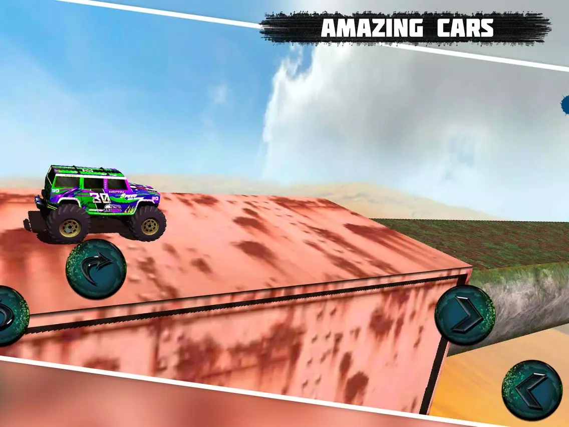 Capturas de tela do Monster Trucks Racing Stunts iPad 