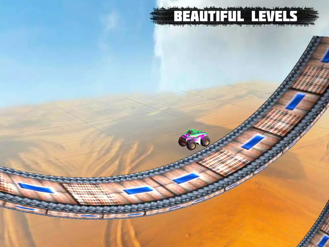 Capturas de tela do Monster Trucks Racing Stunts iPad 