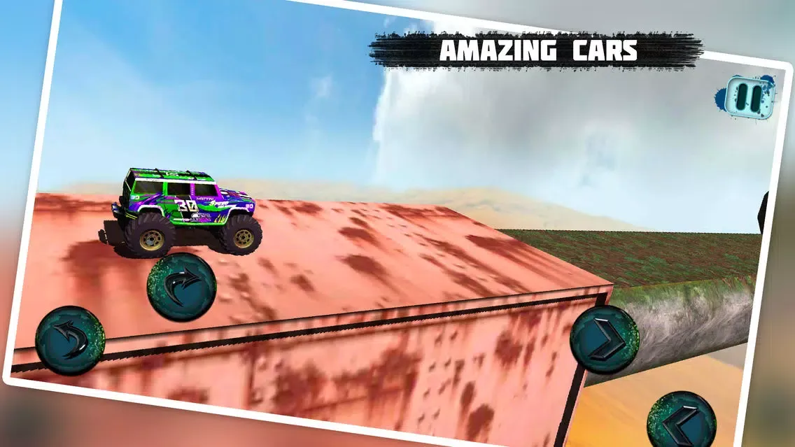 Capturas de tela do Monster Trucks Racing Stunts