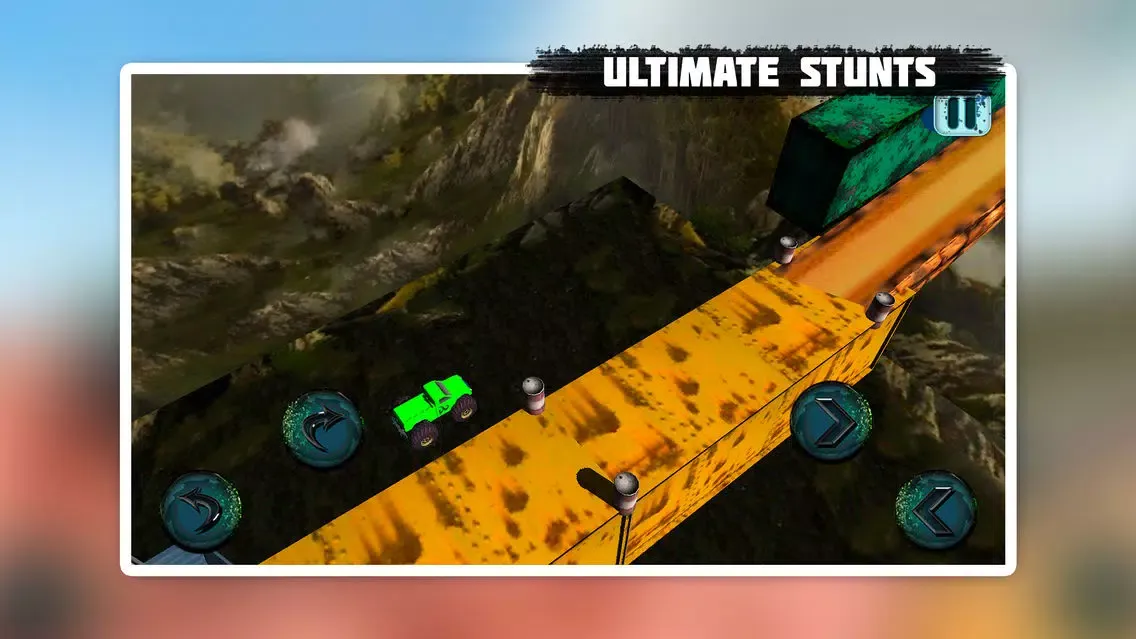 Capturas de tela do Monster Trucks Racing Stunts
