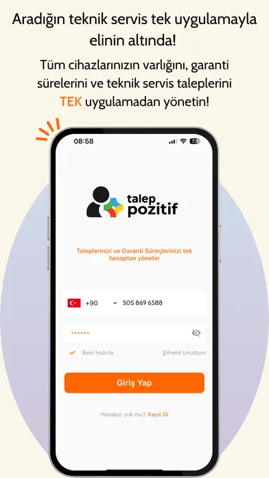 Servis Pozitif - Müşteri স্ক্রিনশট
