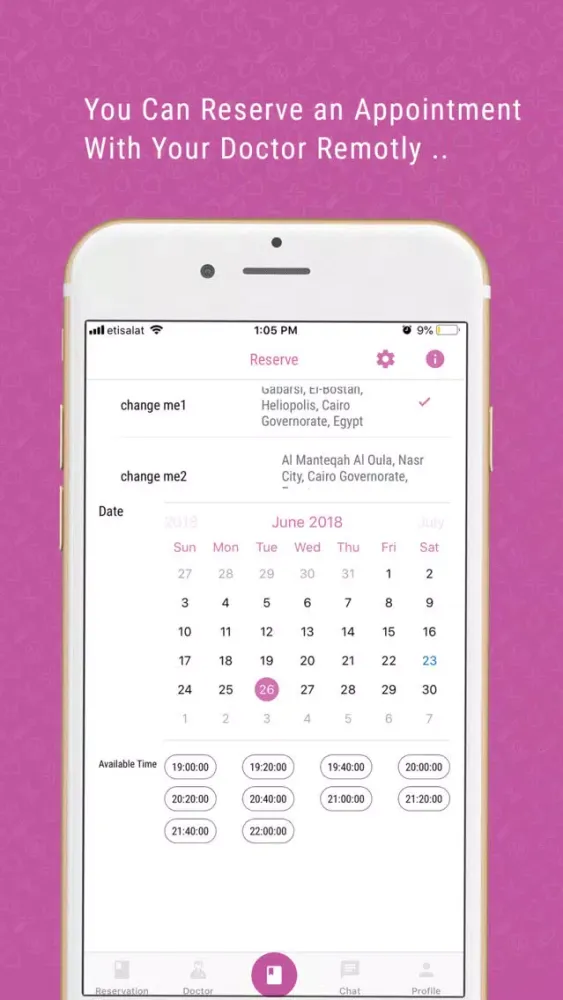 ChangeMe Clinics سکرین شاٹس
