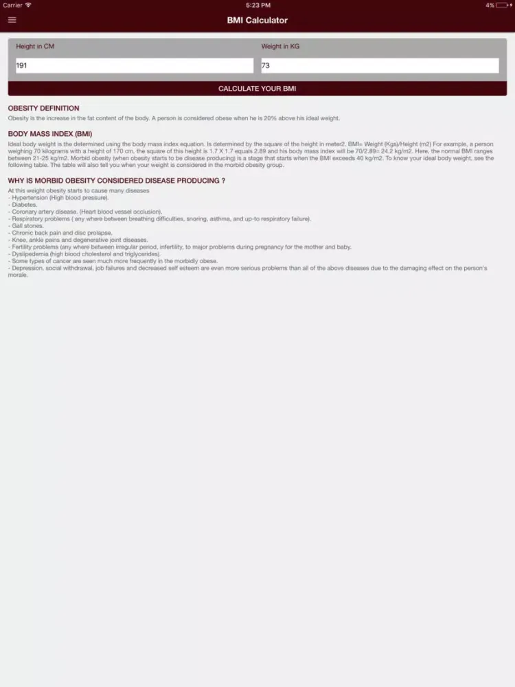 Captures d'écran de ObesityEgypt iPad 