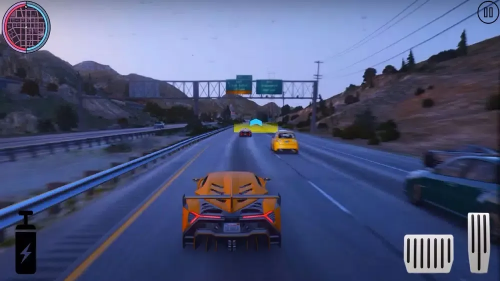 Tangkapan skrin Real Driving Game 21