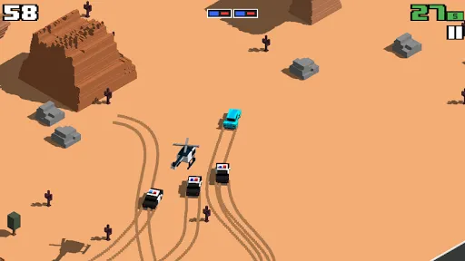 Tangkapan skrin Smashy Road: Wanted