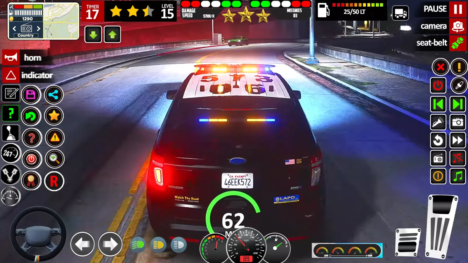 US Police Car Chase Car Games Screenshots
