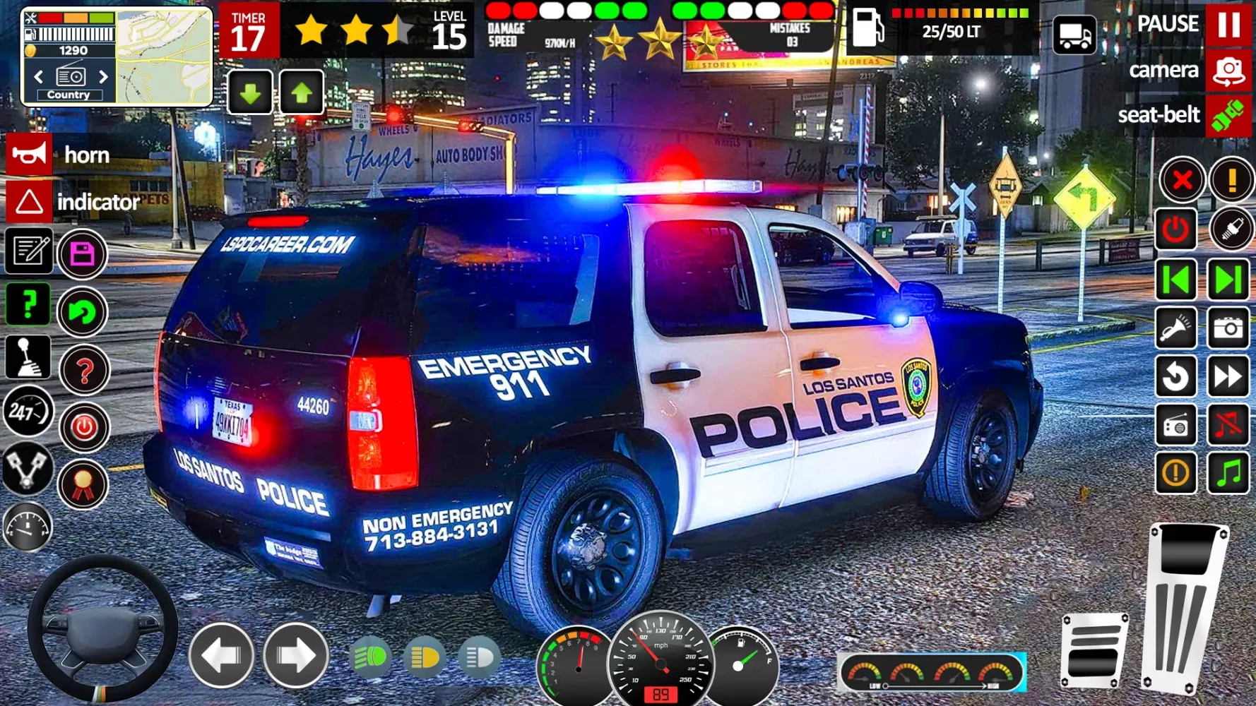 US Police Car Chase Car Games Screenshots