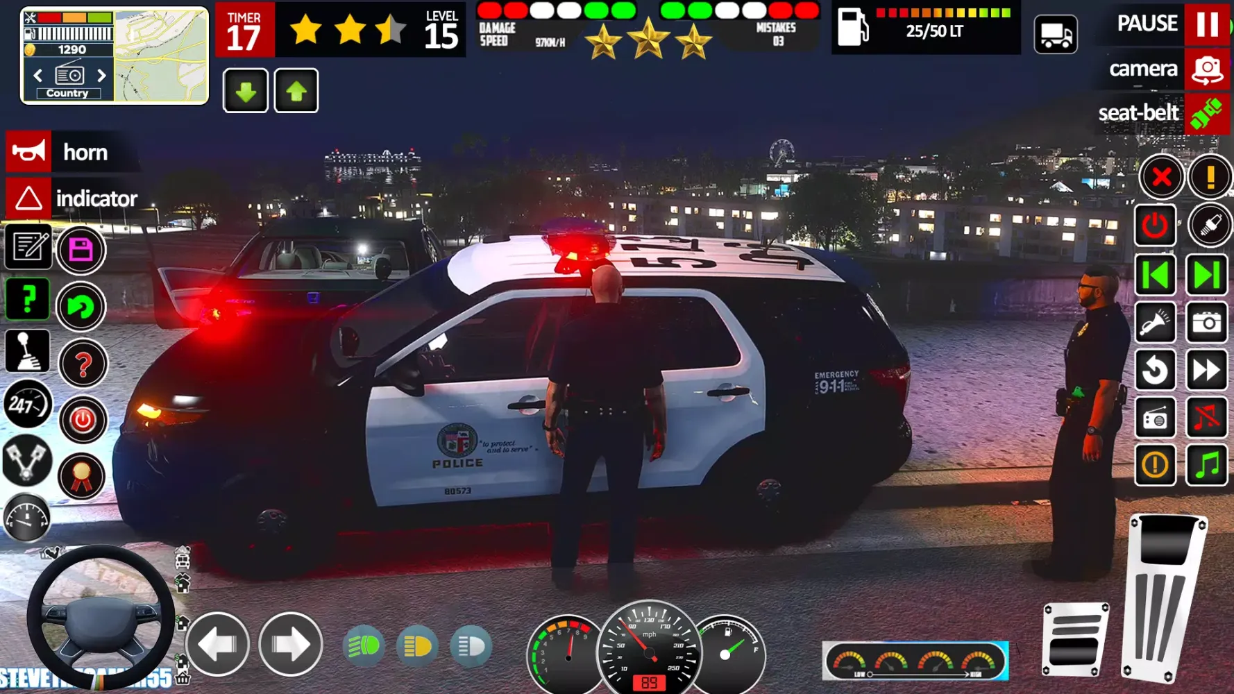 US Police Car Chase Car Games Screenshots