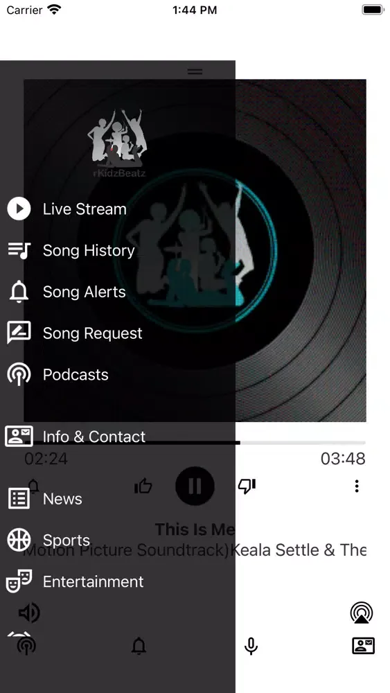 Zrzuty ekranu rKidz Beatz