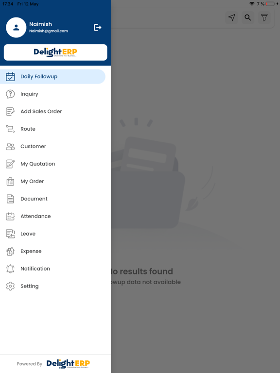 Delight CRM - ERP iPad  سکرین شاٹس