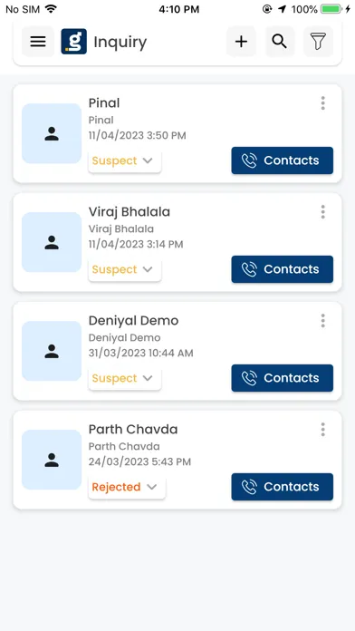 Delight CRM - ERP স্ক্রিনশট