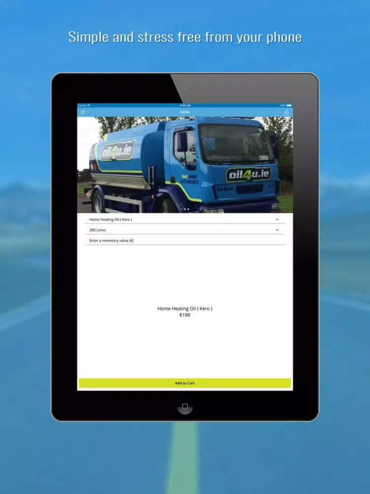Oil4U iPad  स्क्रीनशॉट