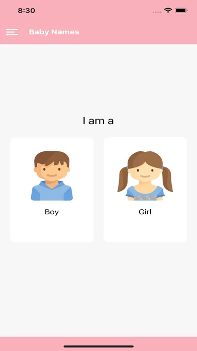 Tangkapan layar Baby Names and meaning (:)