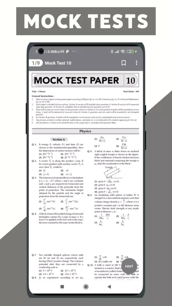 Chemistry: JEE Past Year Paper スクリーンショット